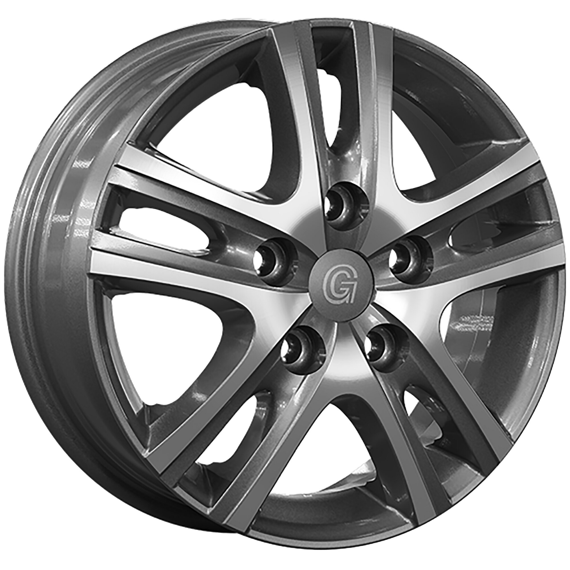 Product image 1 of the product “Aluminiumfelge für Fiat Ducato, anthracite polished glossy ”